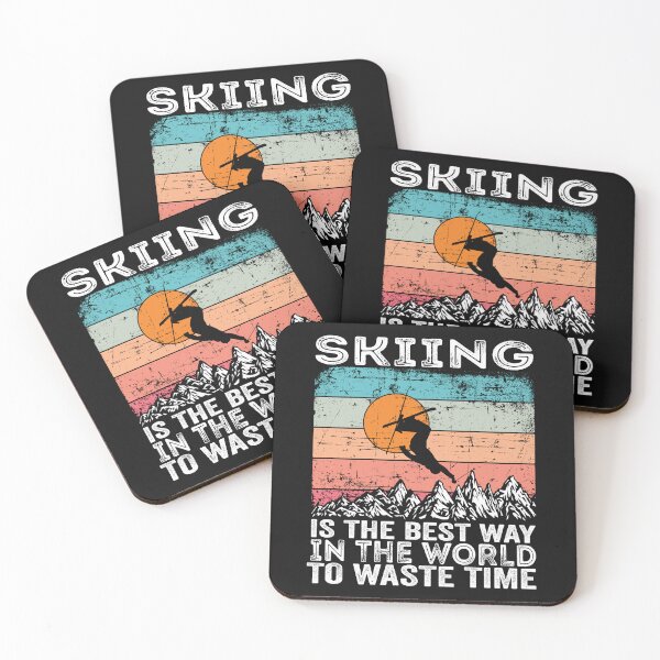 Item preview, skiing is the best way to waste time designed and sold by samah82.