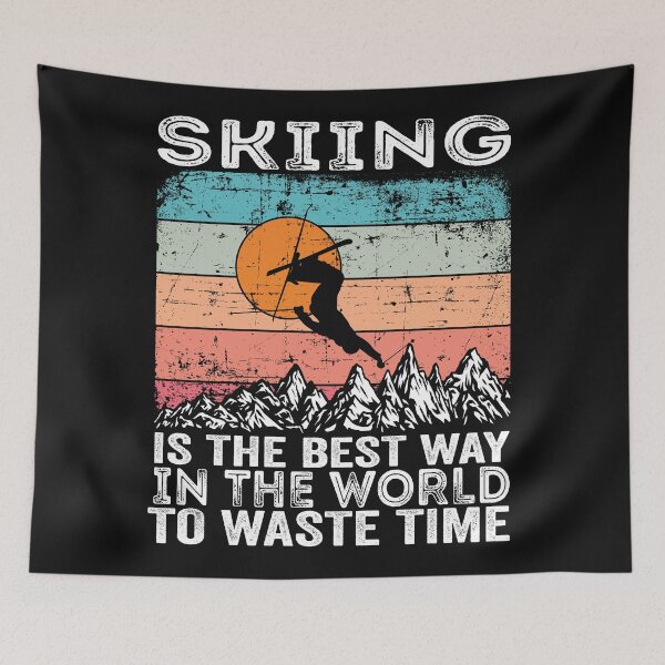 Item preview, skiing is the best way to waste time designed and sold by samah82.