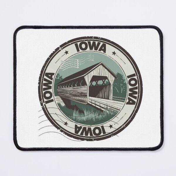 Item preview, United States on stamps - Iowa designed and sold by CleanDecor.