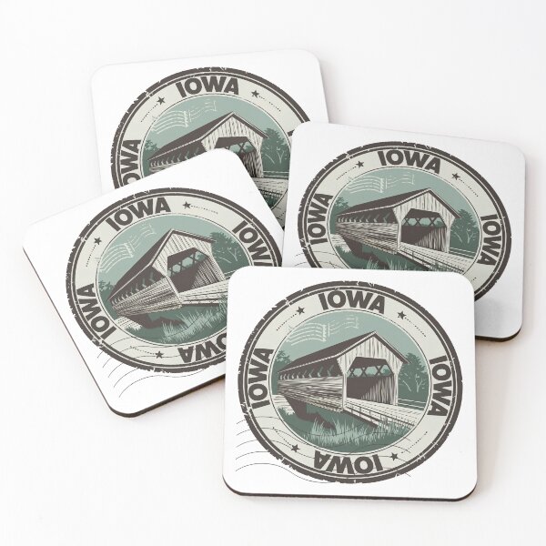 Item preview, United States on stamps - Iowa designed and sold by CleanDecor.