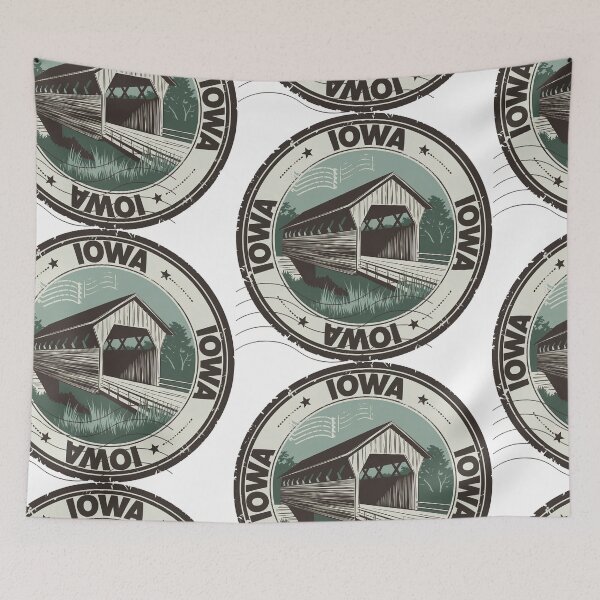 Item preview, United States on stamps - Iowa designed and sold by CleanDecor.