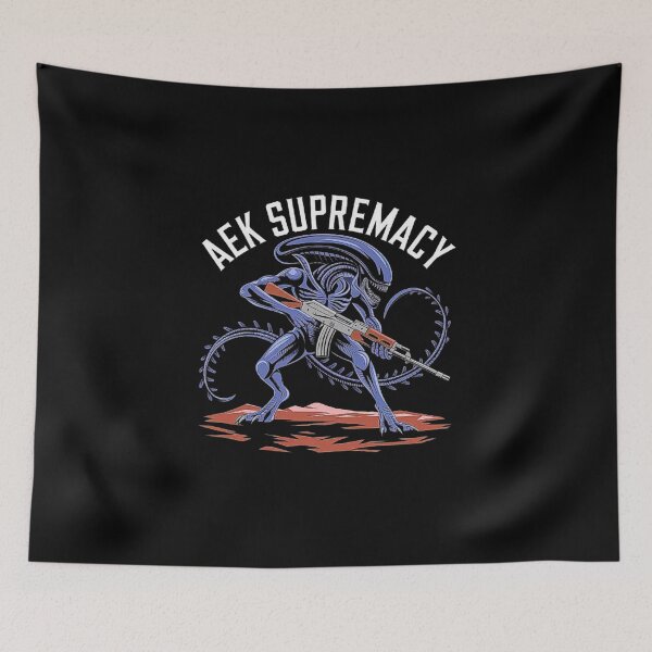 Item preview, Alien with AEK Supremacy - Futuristic Creature Design designed and sold by love3617.