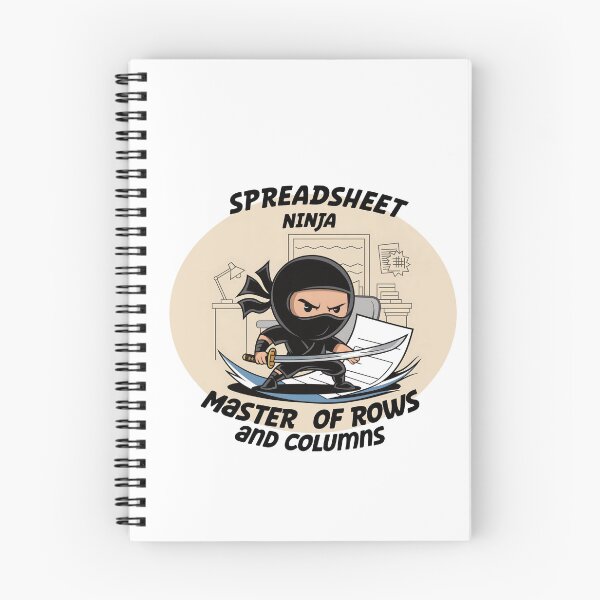 Artikelvorschau, Spreadsheet Ninja: Meister der Zeilen und Spalten entworfen und verkauft von Dot1001.