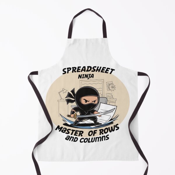 Item preview, Spreadsheet Ninja: Master of Rows and Columns designed and sold by Dot1001.