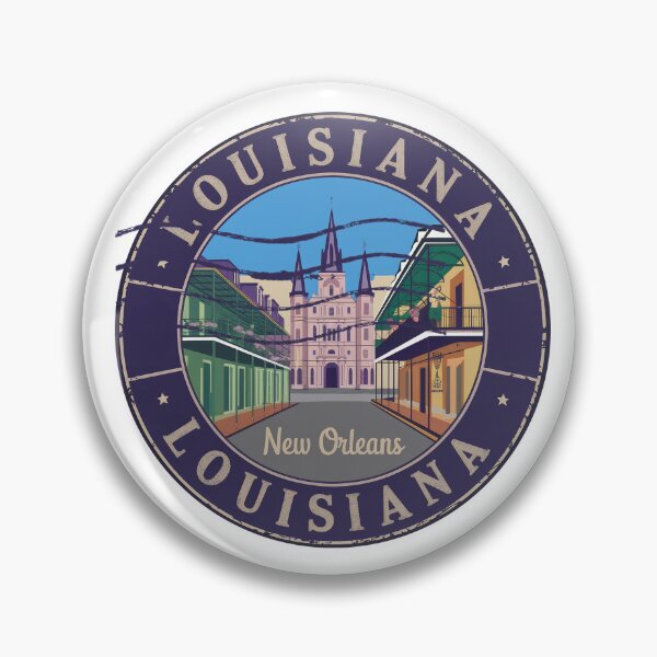 Item preview, United States on stamps - Louisiana designed and sold by CleanDecor.