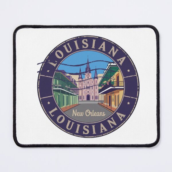 Item preview, United States on stamps - Louisiana designed and sold by CleanDecor.