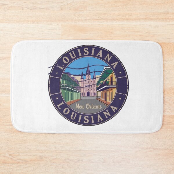 Item preview, United States on stamps - Louisiana designed and sold by CleanDecor.
