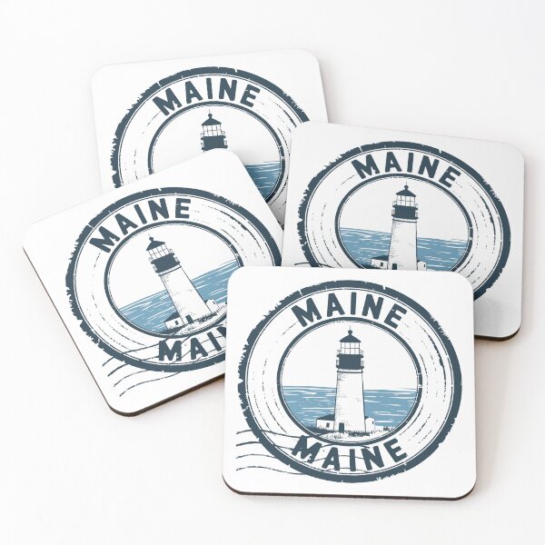 Item preview, United States on stamps - Maine designed and sold by CleanDecor.