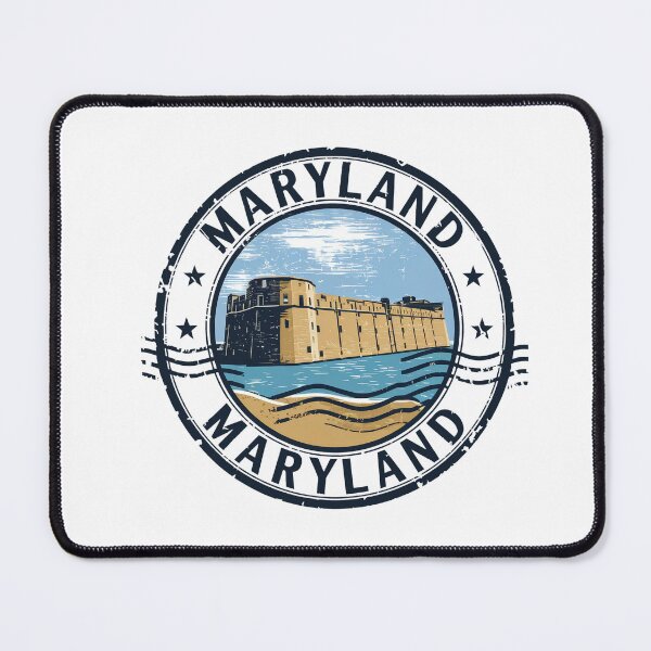 Item preview, United States on stamps - Maryland designed and sold by CleanDecor.