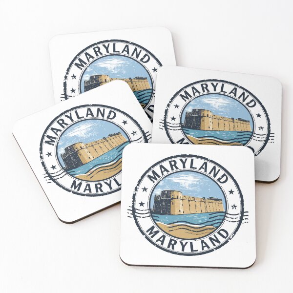 Item preview, United States on stamps - Maryland designed and sold by CleanDecor.