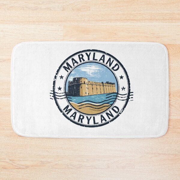Item preview, United States on stamps - Maryland designed and sold by CleanDecor.
