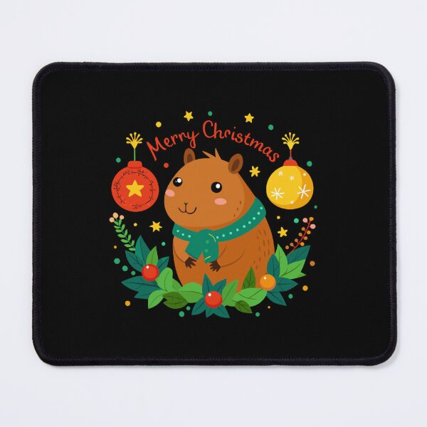 Item preview, Whimsical Christmas with Cheerful Capybara - Cute Holiday Design designed and sold by Colorful-Garden.