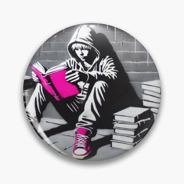 Item preview, Teen Lost in Books designed and sold by Blink Art Studio.