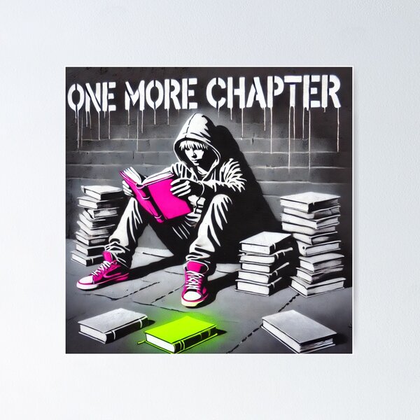 Item preview, Teen Lost in Books designed and sold by Blink Art Studio.
