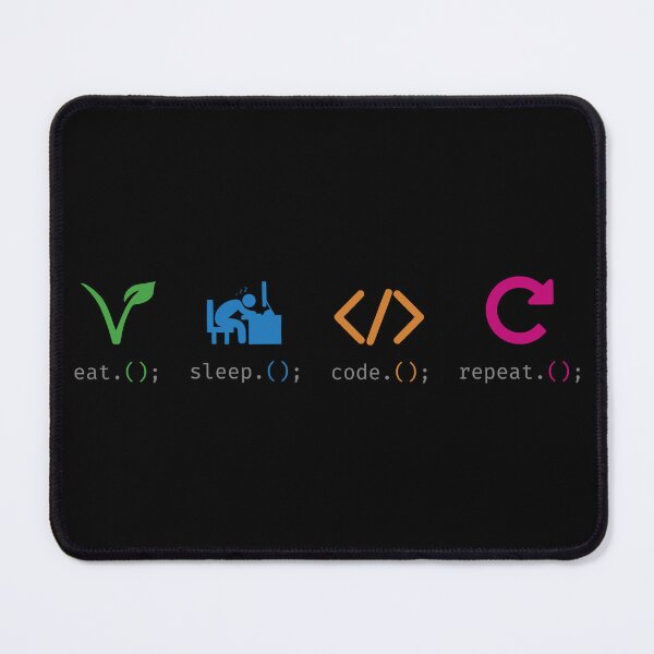 Item preview, Eat, Sleep, Code, Repeat | Vegan Developer designed and sold by Soul-Merch.