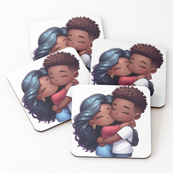Item preview, Cute Couple Hugging – Romantic Love Illustration, Sweet Couple Art for Gifts & Decor designed and sold by TrendyDesign159.