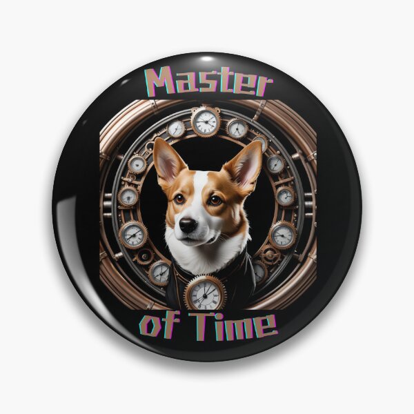 Item preview, Steampunk Dog Timeless Corgi Master of Time  designed and sold by LeBreab.