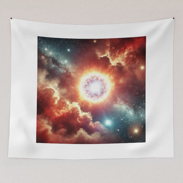 Item preview, Radiant Star Amidst Nebula designed and sold by shefo99.