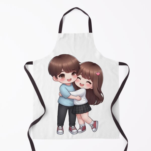 Item preview, Cute Couple Hugging – Romantic Love Illustration, Sweet Couple Art for Gifts & Decor designed and sold by TrendyDesign159.