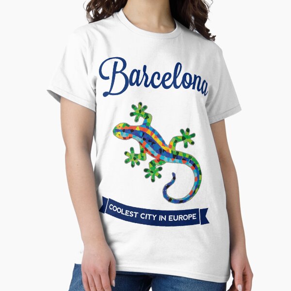 Aperçu de l'œuvre BARCELONA Gaudi Lézard (couleurs claires) créée et vendue par sundressedbcnES.