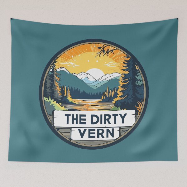 Item preview, "The Dirty Vern" Retro Vernon British Columbia Landscape Thompson Okanagan designed and sold by meganohm.