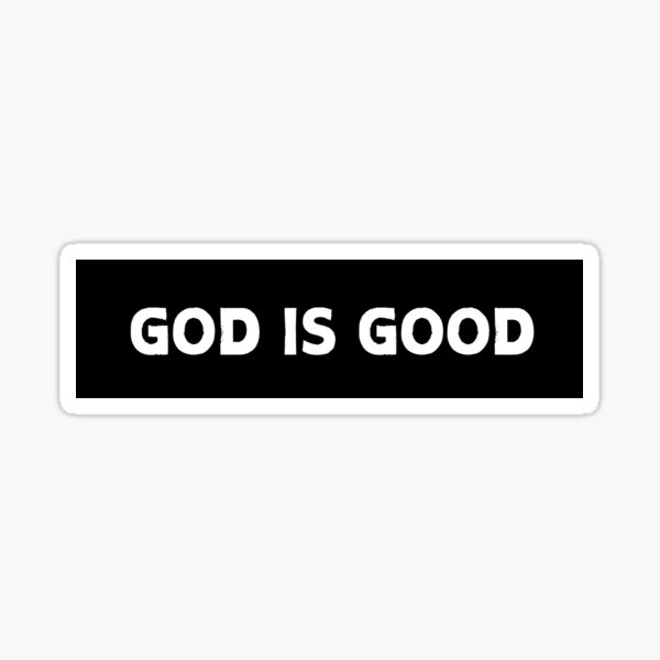 Item preview, God Is Good  Bumper  designed and sold by CapriCreatives.