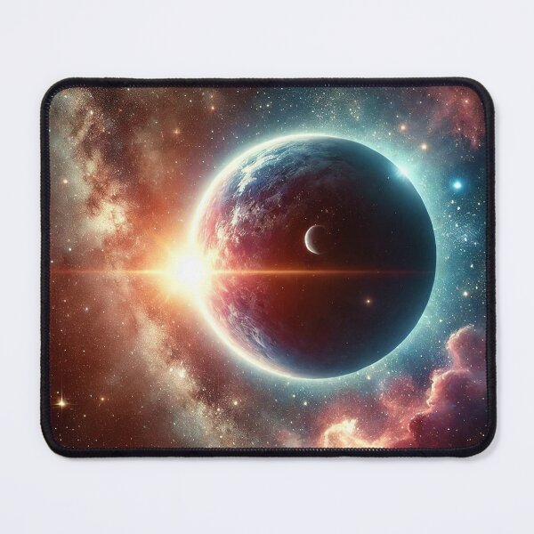 Item preview, Glowing Planet in Cosmic Nebula designed and sold by shefo99.