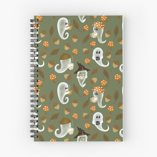 Item preview, Ghost Tea Party in Olive Green designed and sold by AnnikaisDrawing.