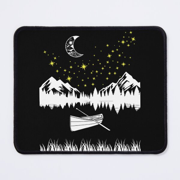 Item preview, Boat on the water in star light designed and sold by Dougall5150.