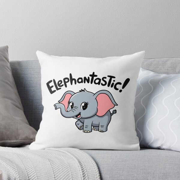 Item preview, Elephantastic! Cute Elephant Pun designed and sold by PMCreative.