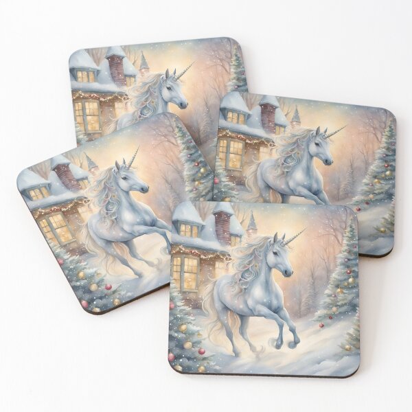 Item preview, Magical Winter Christmas Unicorn designed and sold by All-About-Life.
