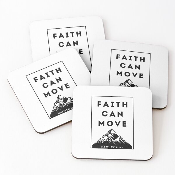 Item preview, Mathew 17:20 - Faith Can Move Mountains | | Jesus Art | Faith And Art designed and sold by FaithAndArt.