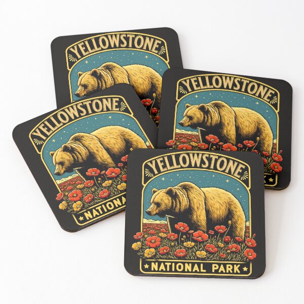 Item preview, Brown Bear Yellowstone National Park designed and sold by RayCrimson.