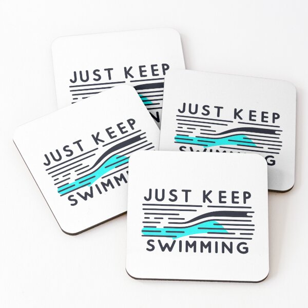 Item preview, Swimmer Quote : Just keep swimmming designed and sold by JustBeYourSlf.