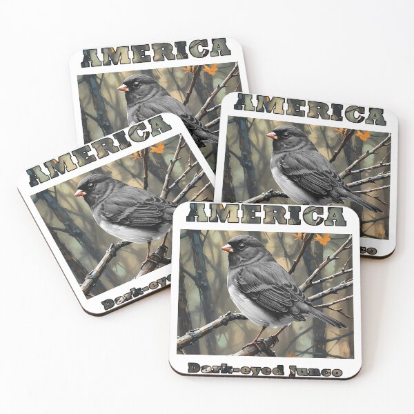 Item preview, Dark-eyed Junco - Birds of America Series designed and sold by NudnaGrafika.