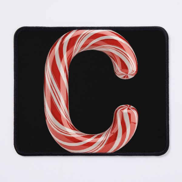 Item preview, CANDY CANE LETTER C designed and sold by ART-TYPE.