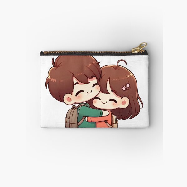 Item preview, Cute Couple Hugging Each Other – Romantic Illustration of Love and Affection designed and sold by TrendyDesign159.