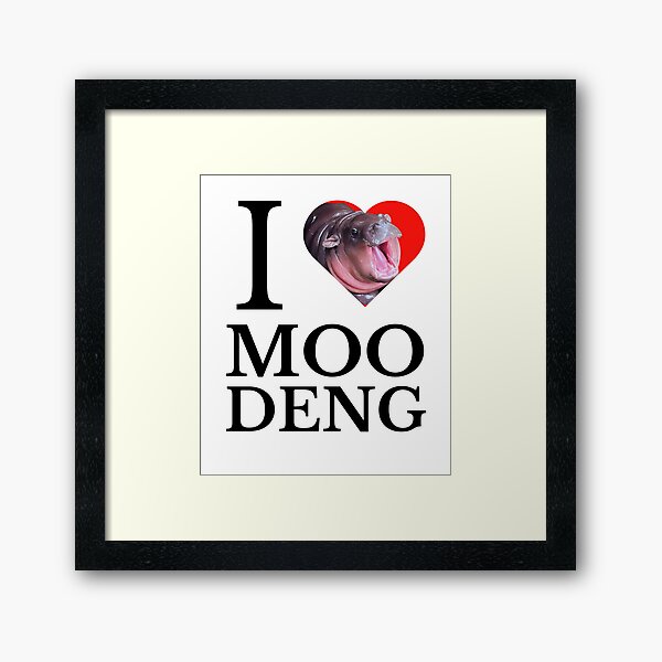 Item preview, I Love Moo Deng designed and sold by saloui.