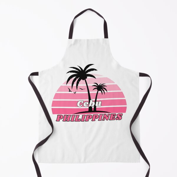 Item preview, Retro Cool Cebu Beach Philippines Palm Tree at Sunset Souvenirs designed and sold by karmdaf.