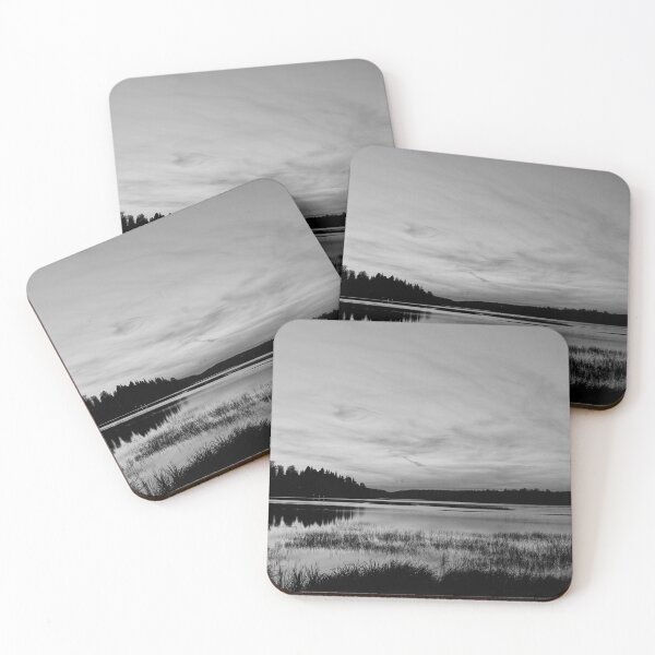 Item preview, The lake view and high sky bw designed and sold by Jouko Lehto Photography.