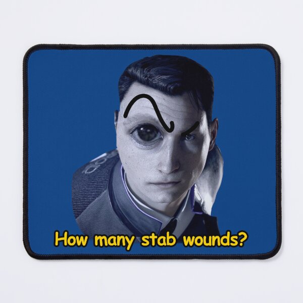 Item preview, Dbh Connor - How many stab wounds? designed and sold by Alpinkpaca.