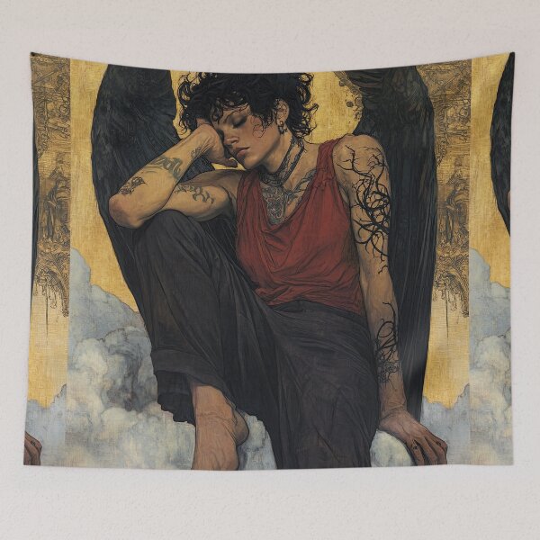 Item preview, Angel with black wings 2 designed and sold by obstinator.
