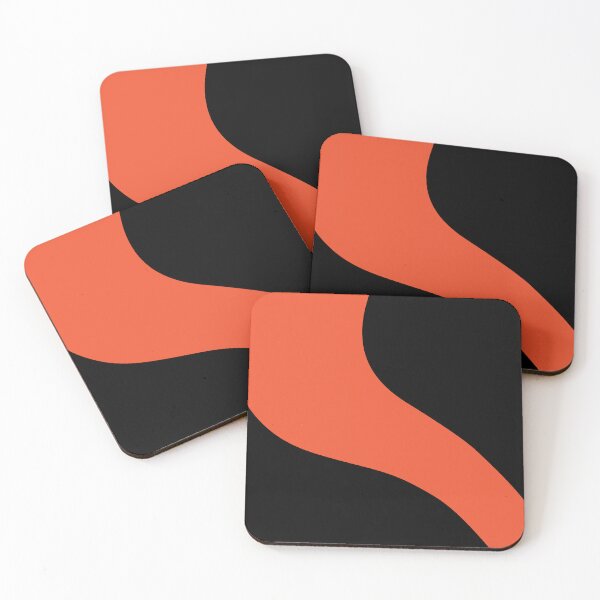 Item preview, Simple Waves in Black and Orange designed and sold by LAEC-Shop.