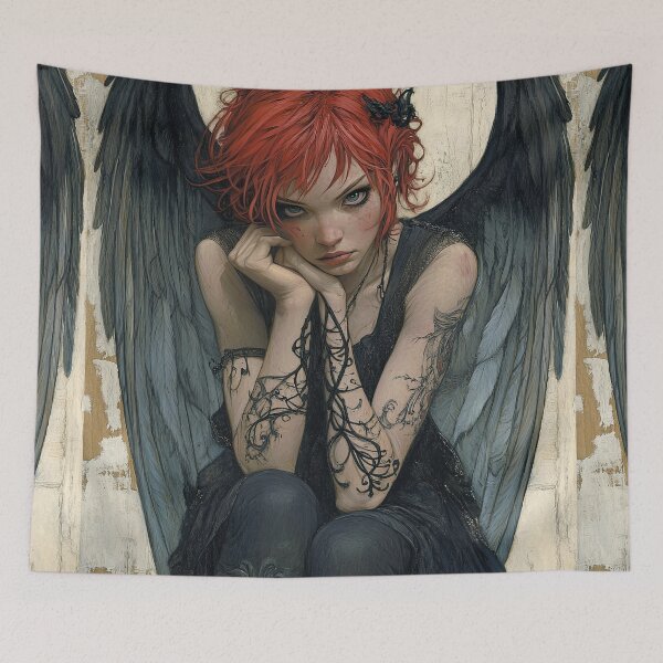 Item preview, Angel with black wings  designed and sold by obstinator.