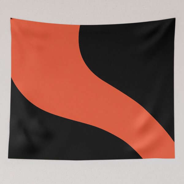 Item preview, Simple Waves in Black and Orange designed and sold by LAEC-Shop.