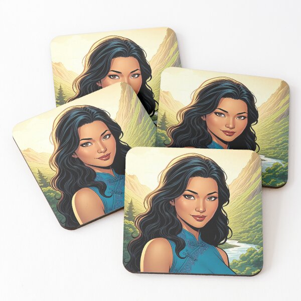 Item preview, Beautiful Asian Woman designed and sold by AICreativeArts.