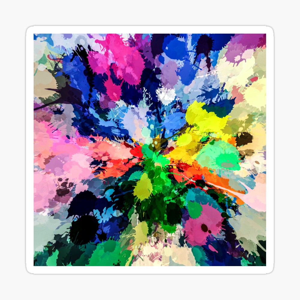 Vibrant Color Splash  Art Board Print for Sale by Sheila Wenzel