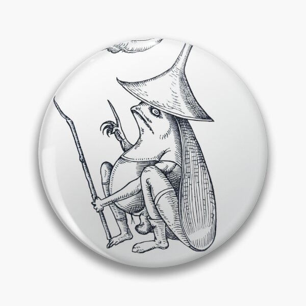 Item preview, Frogman Illustration, Anthropomorphic Frog, Dreams of Pantagruel designed and sold by HawthorneFlame.