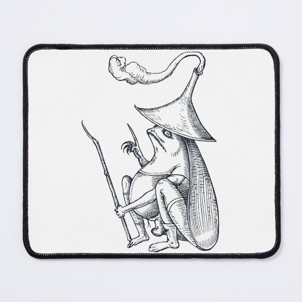 Item preview, Frogman Illustration, Anthropomorphic Frog, Dreams of Pantagruel designed and sold by HawthorneFlame.