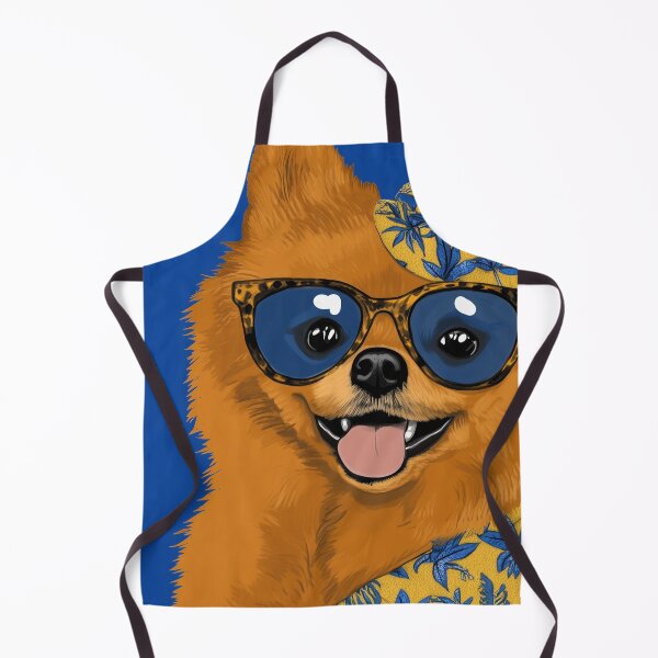 Item preview, Pomeranian Hawaiian Style designed and sold by JuniperFinch.